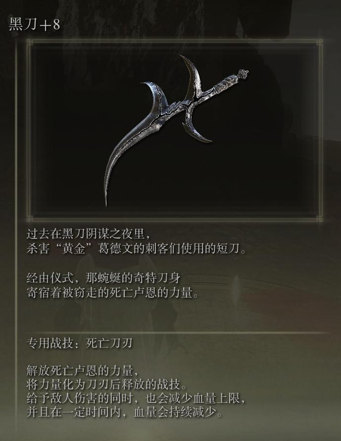 艾尔登法环武器大全（游戏中最具有特殊代表性的武器）